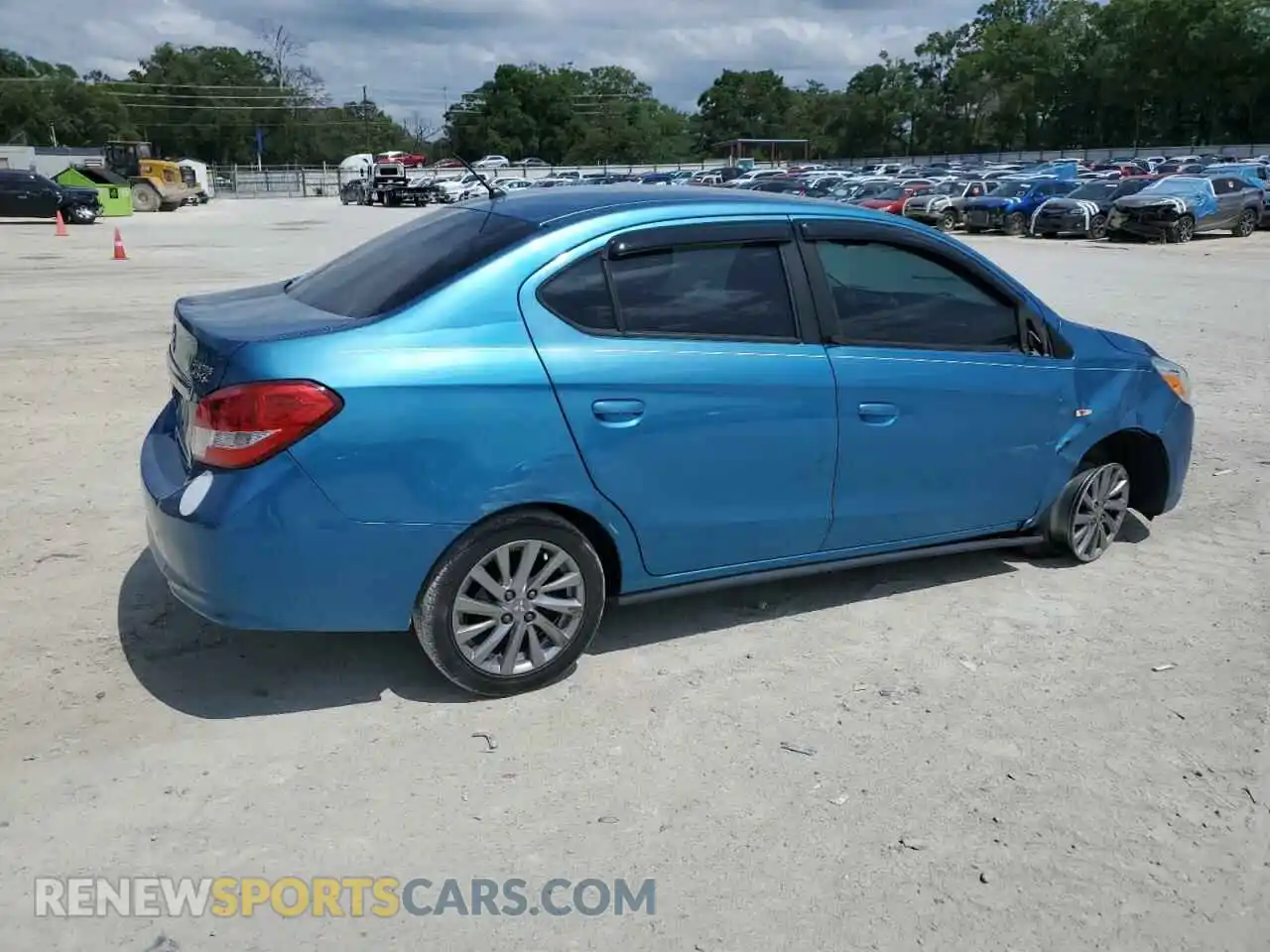 3 Photograph of a damaged car ML32F3FJXKHF06597 MITSUBISHI MIRAGE 2019