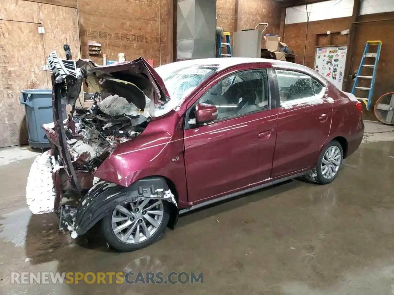 1 Photograph of a damaged car ML32F4FJ8KHF15031 MITSUBISHI MIRAGE 2019