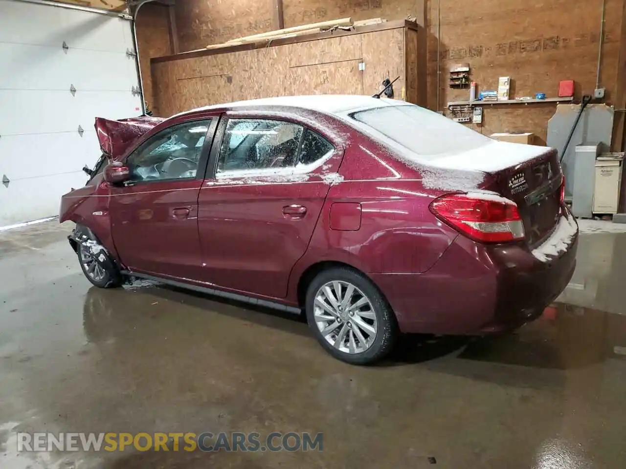 2 Photograph of a damaged car ML32F4FJ8KHF15031 MITSUBISHI MIRAGE 2019