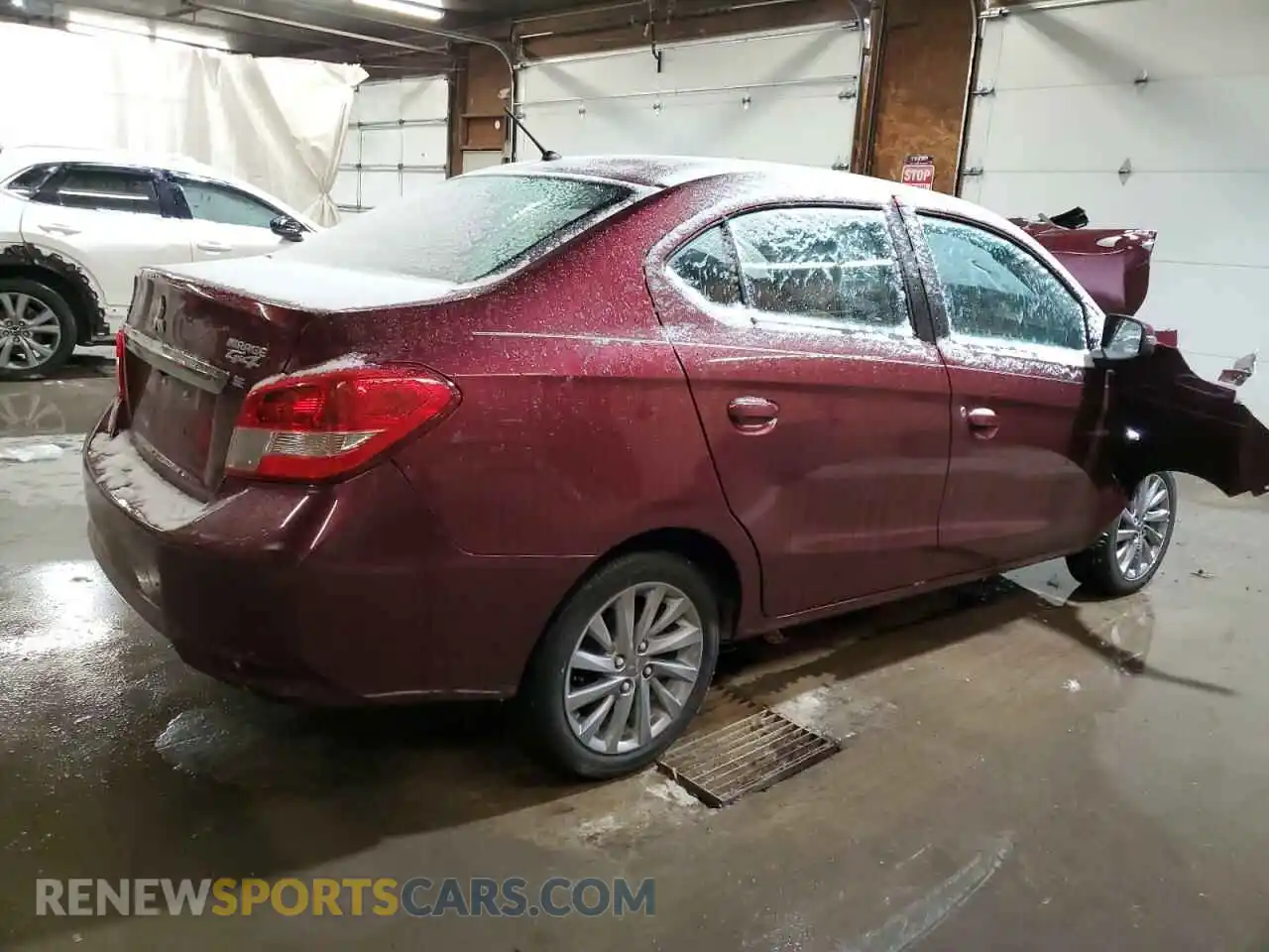 3 Photograph of a damaged car ML32F4FJ8KHF15031 MITSUBISHI MIRAGE 2019