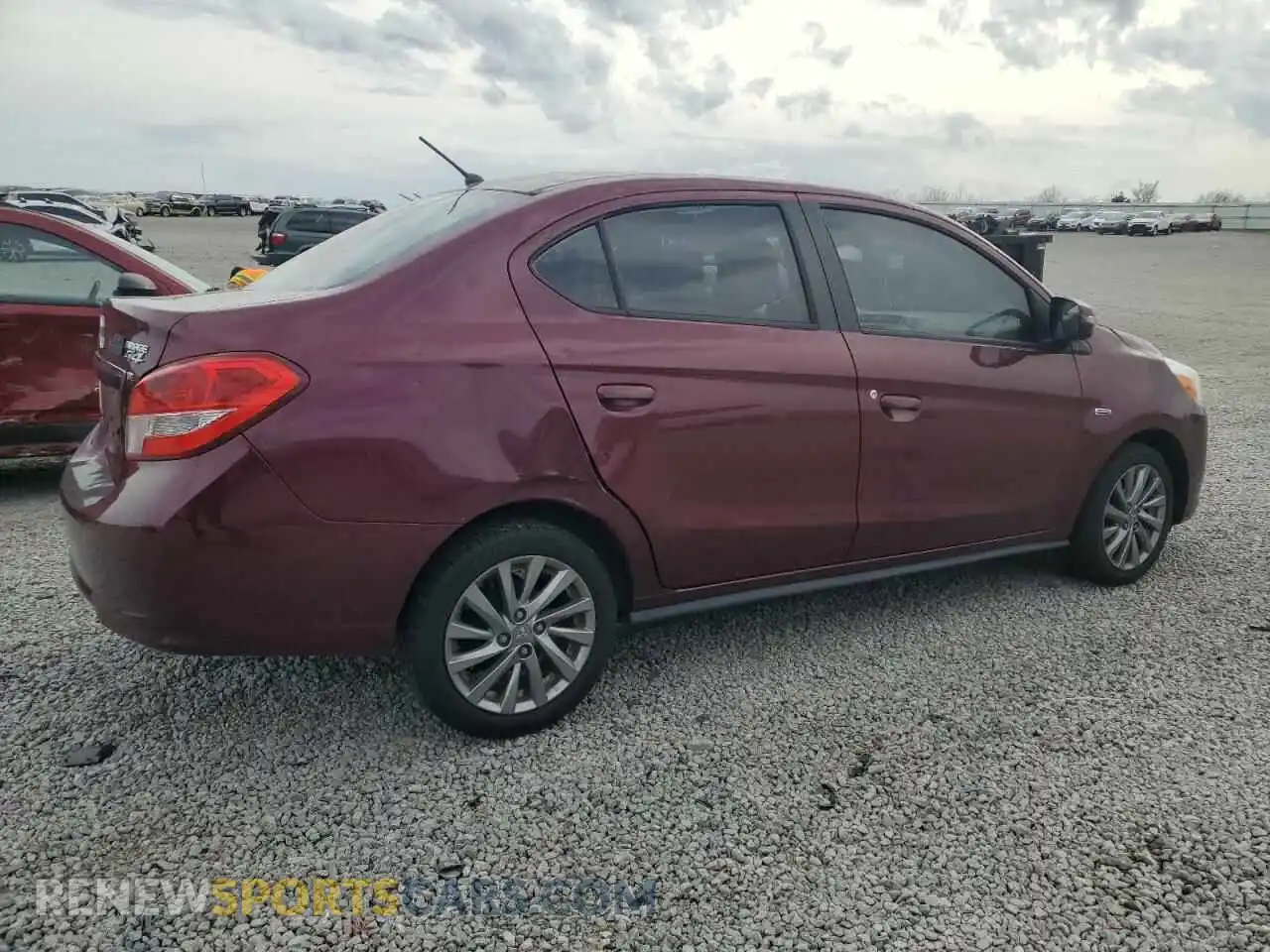 3 Photograph of a damaged car ML32F4FJ8KHF15899 MITSUBISHI MIRAGE 2019