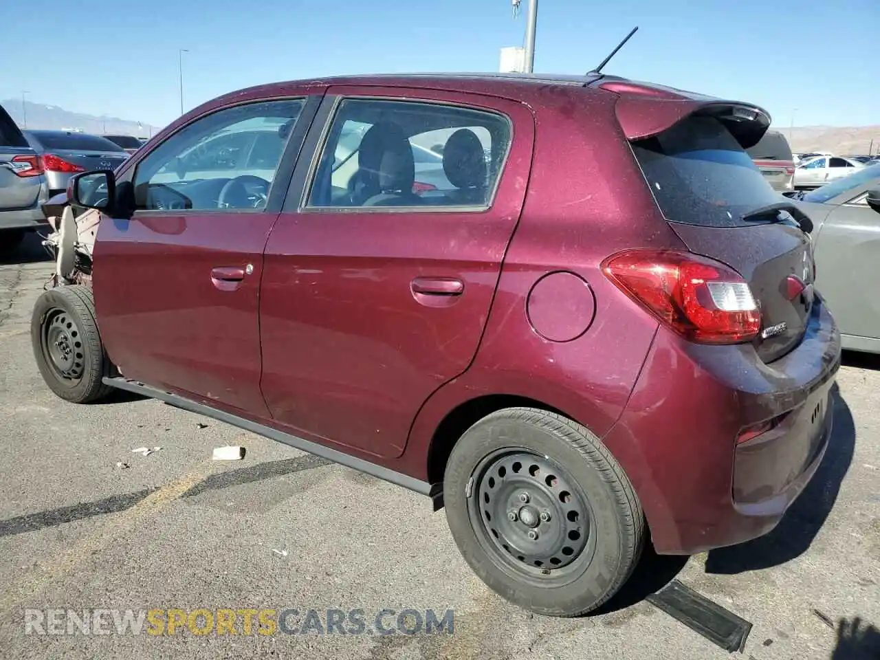 2 Photograph of a damaged car ML32A3HJ0LH003543 MITSUBISHI MIRAGE 2020