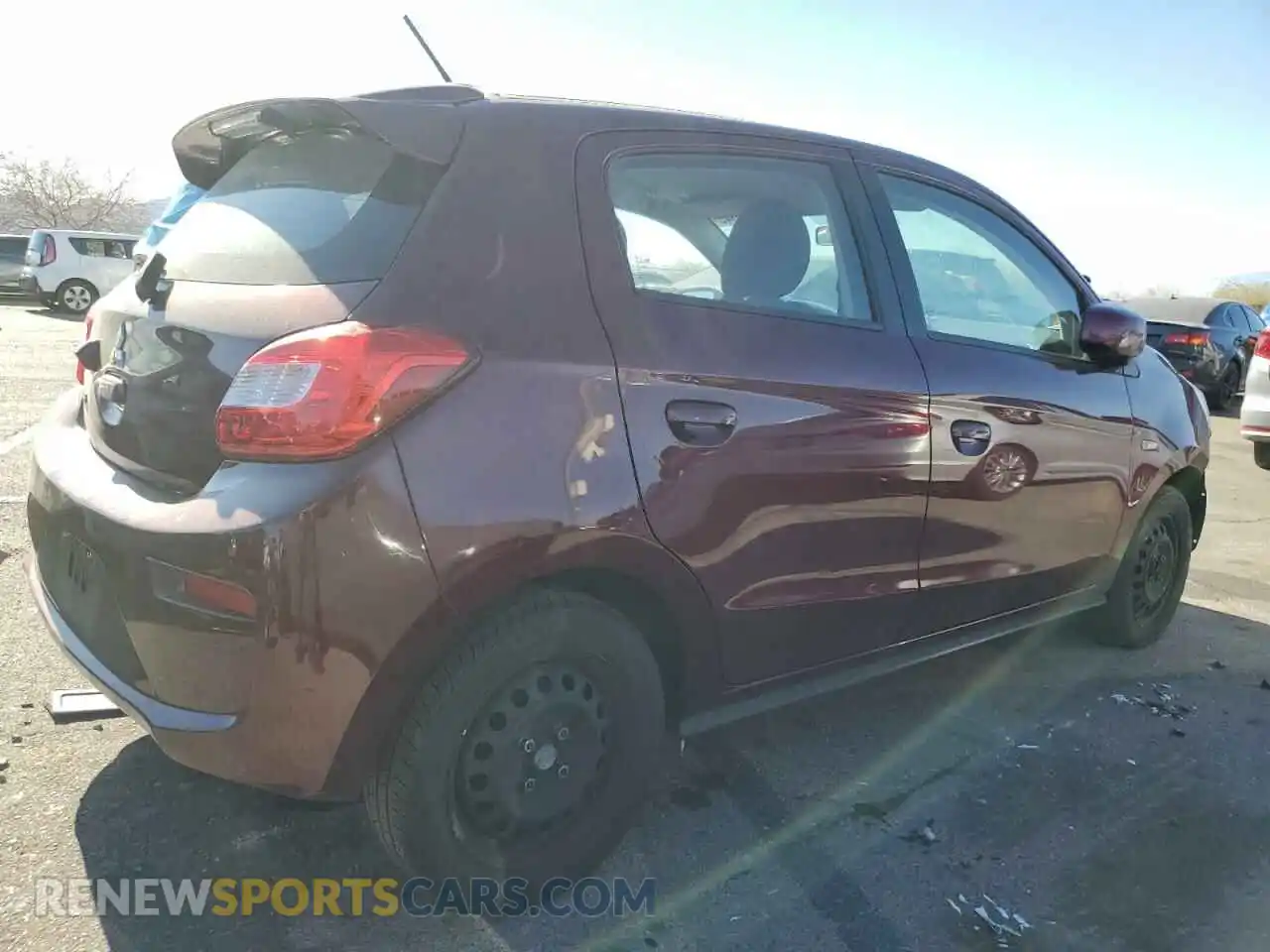 3 Photograph of a damaged car ML32A3HJ0LH003543 MITSUBISHI MIRAGE 2020