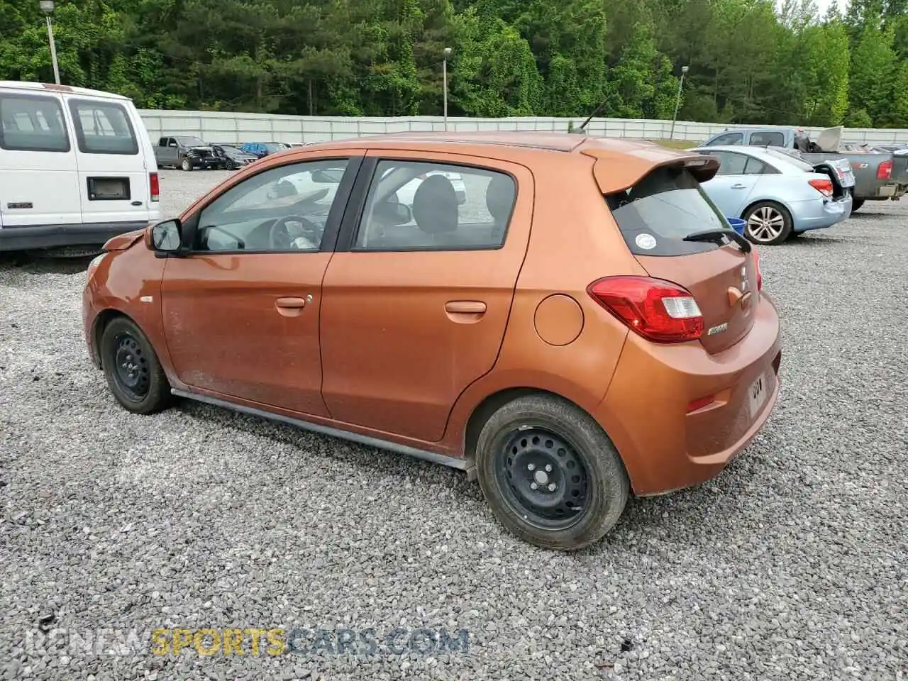 2 Photograph of a damaged car ML32A3HJ3LH004976 MITSUBISHI MIRAGE 2020