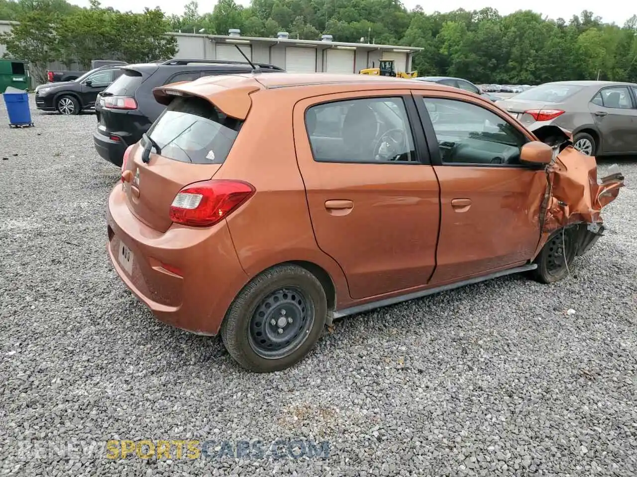 3 Photograph of a damaged car ML32A3HJ3LH004976 MITSUBISHI MIRAGE 2020