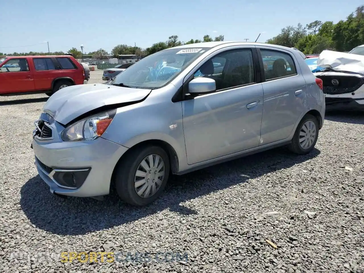 1 Photograph of a damaged car ML32A3HJ3LH005125 MITSUBISHI MIRAGE 2020