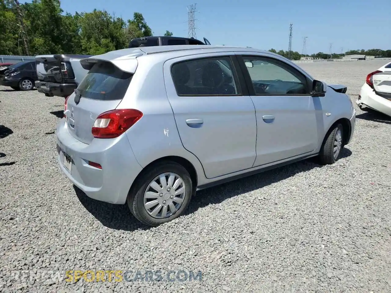 3 Photograph of a damaged car ML32A3HJ3LH005125 MITSUBISHI MIRAGE 2020