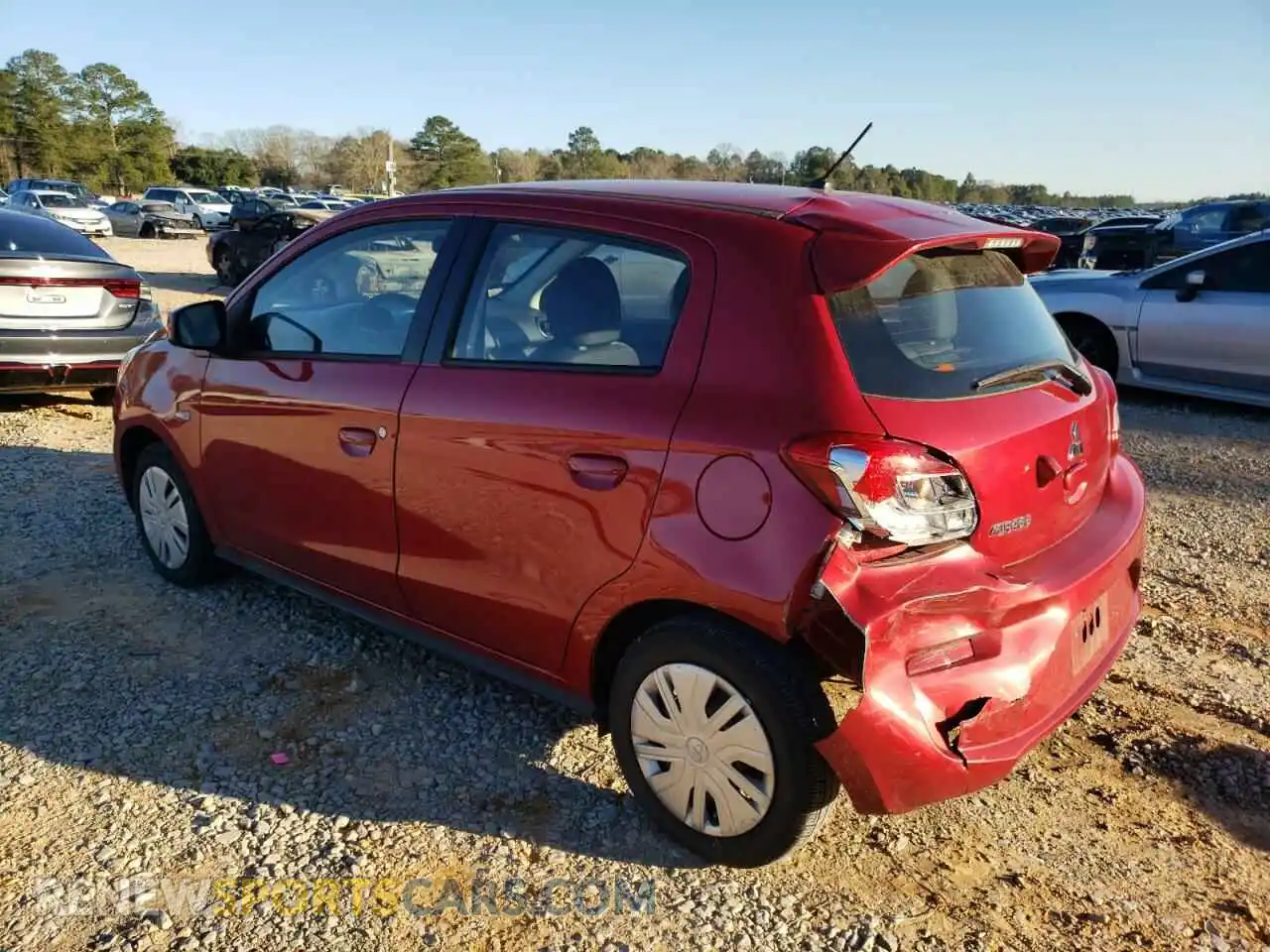2 Photograph of a damaged car ML32A3HJ4LH006557 MITSUBISHI MIRAGE 2020