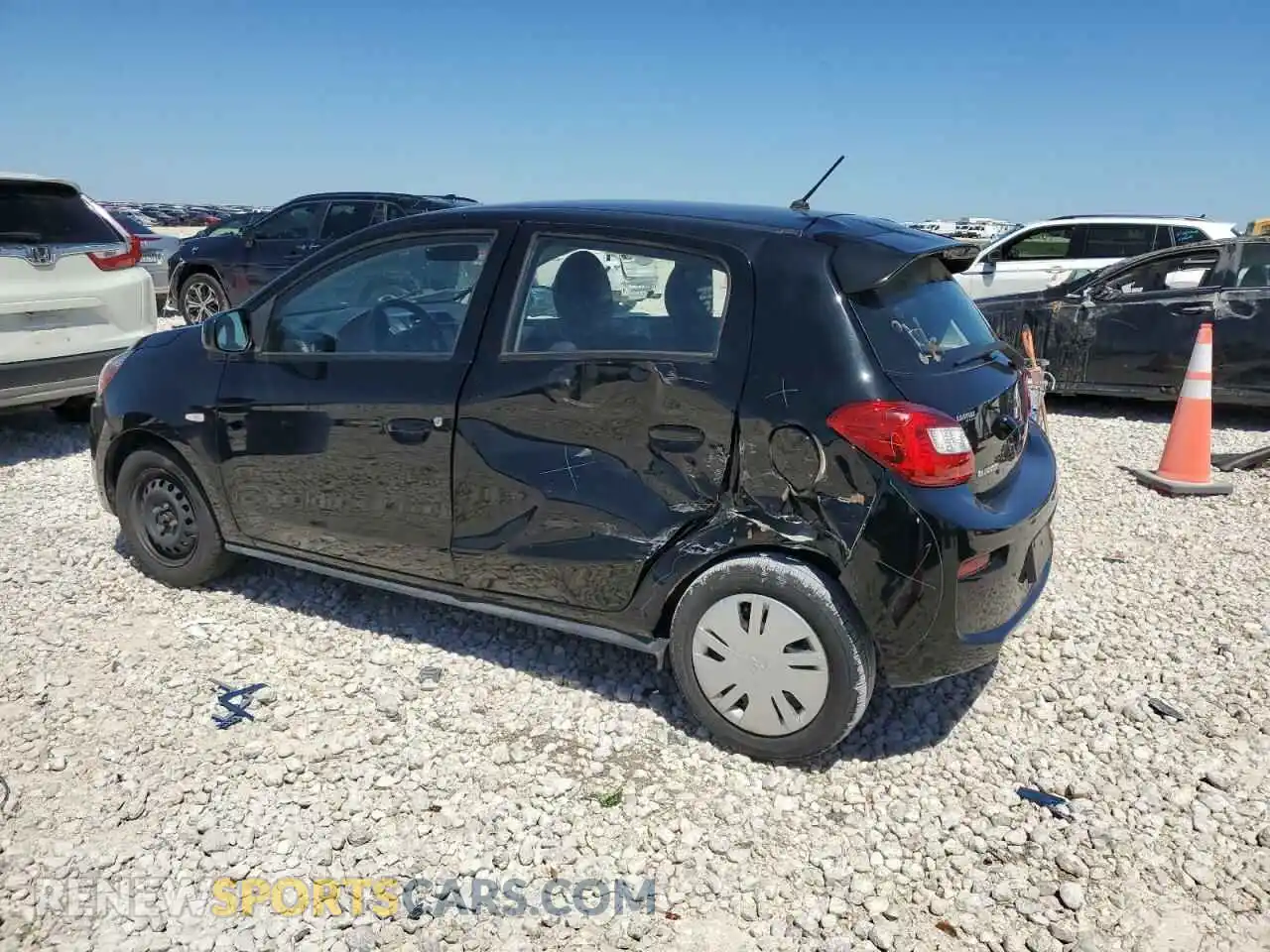 2 Photograph of a damaged car ML32A3HJ4LH006705 MITSUBISHI MIRAGE 2020