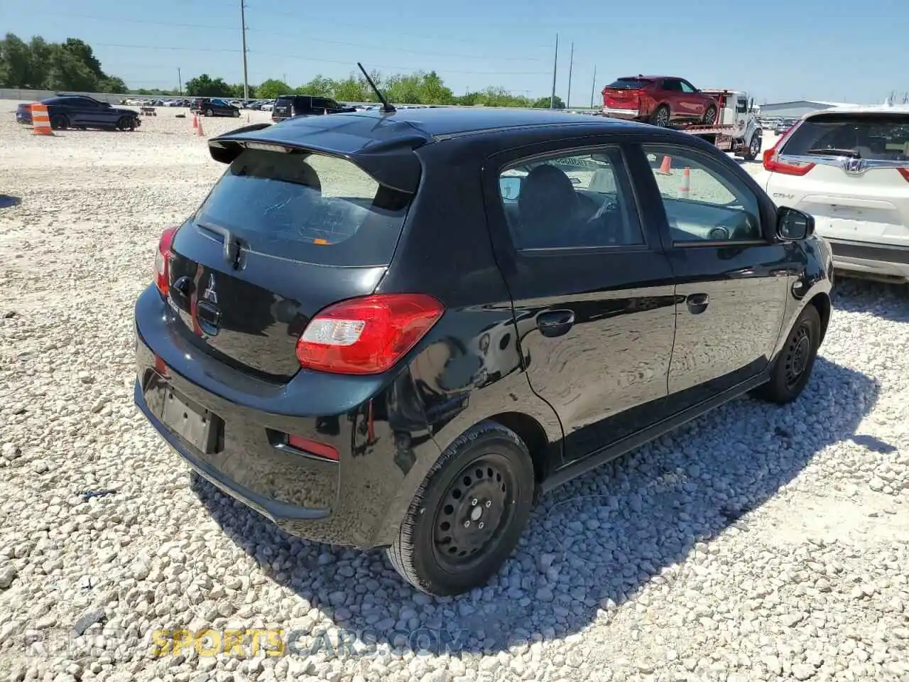 3 Photograph of a damaged car ML32A3HJ4LH006705 MITSUBISHI MIRAGE 2020