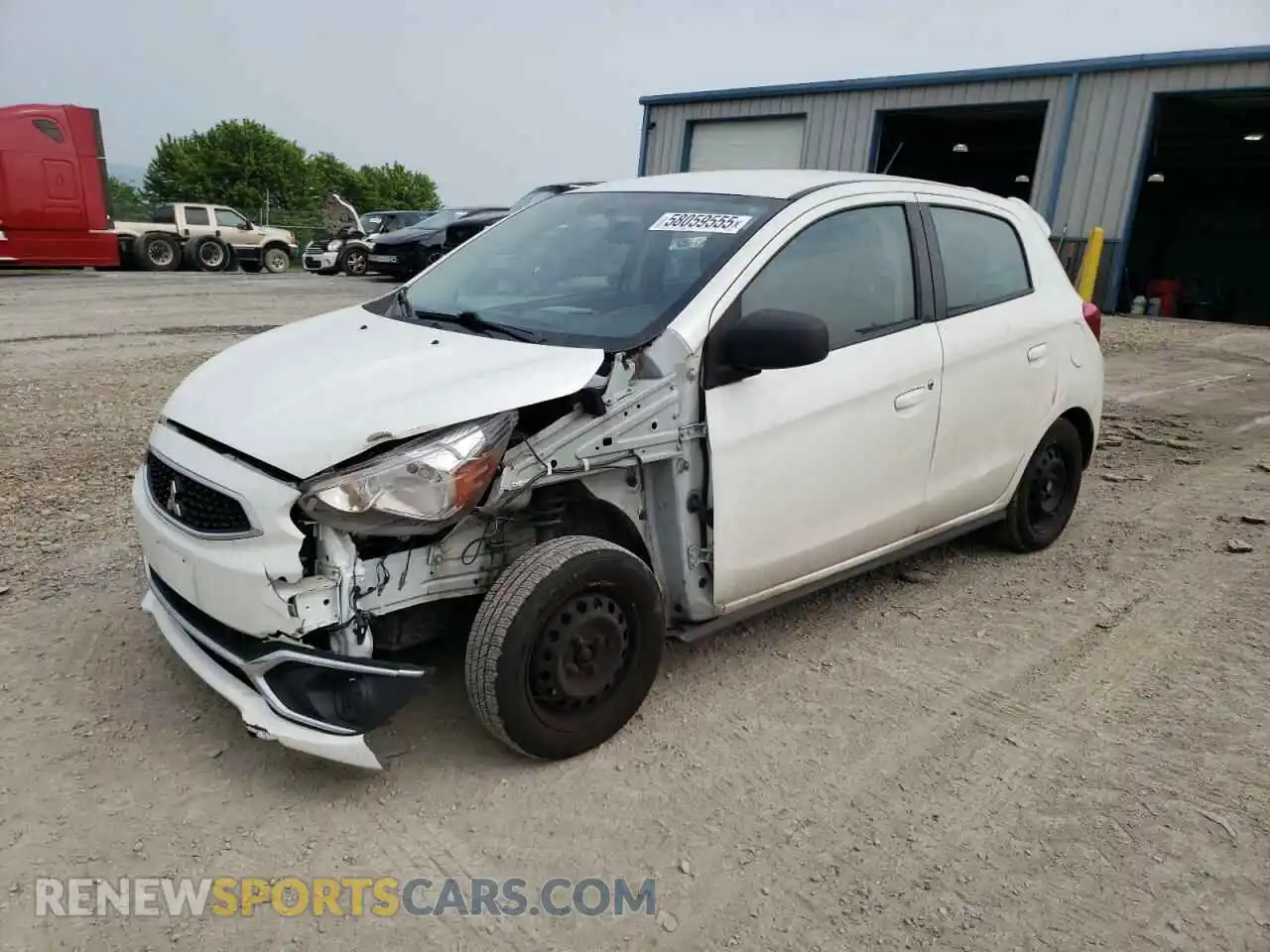 1 Photograph of a damaged car ML32A3HJ4LH009961 MITSUBISHI MIRAGE 2020