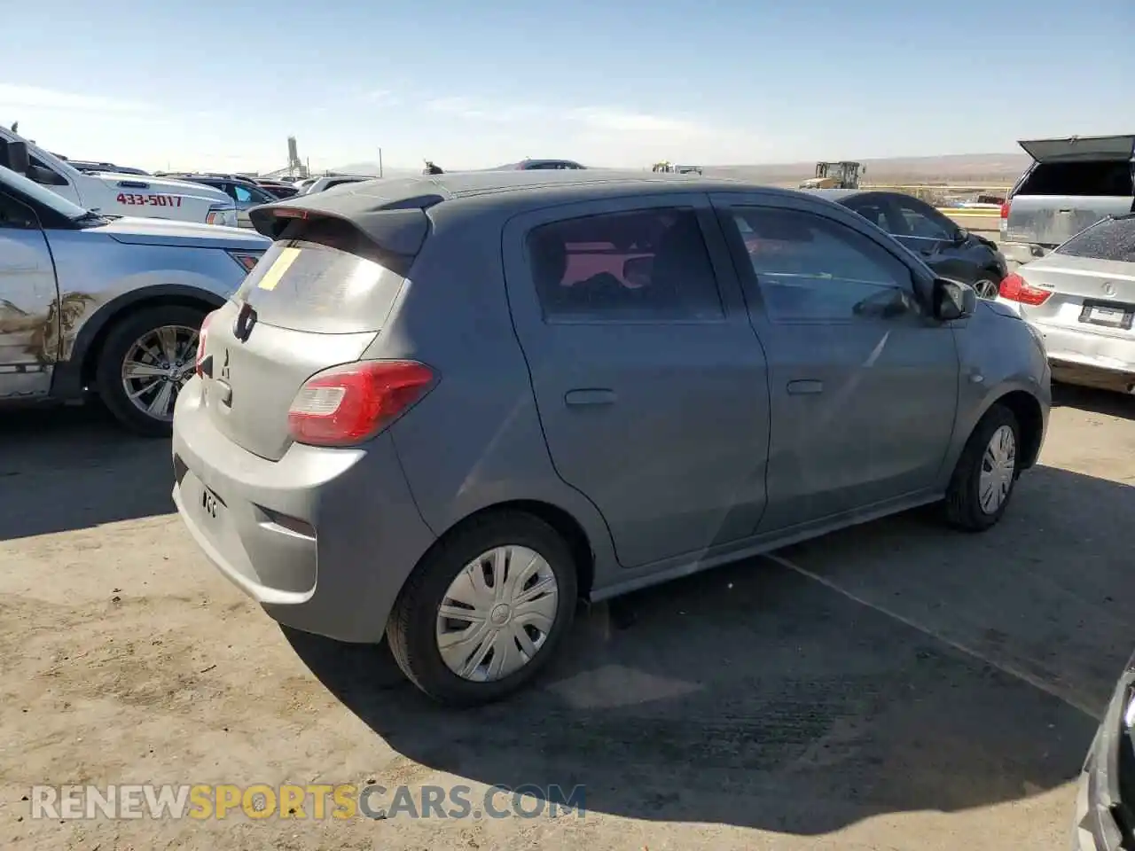 3 Photograph of a damaged car ML32A3HJ4LH010981 MITSUBISHI MIRAGE 2020