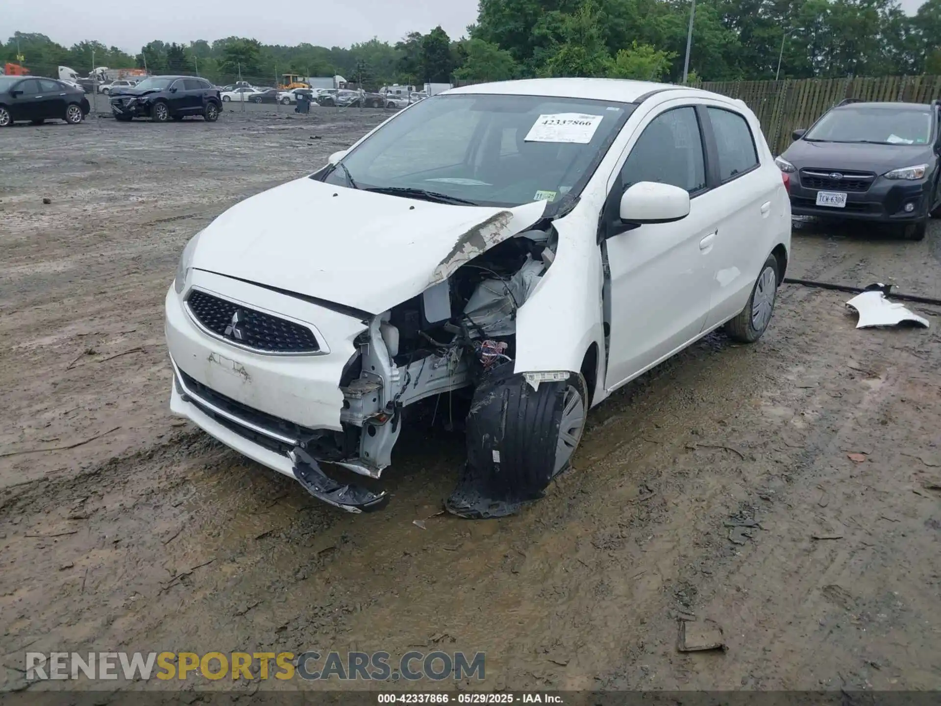 2 Photograph of a damaged car ML32A3HJ7LH002986 MITSUBISHI MIRAGE 2020