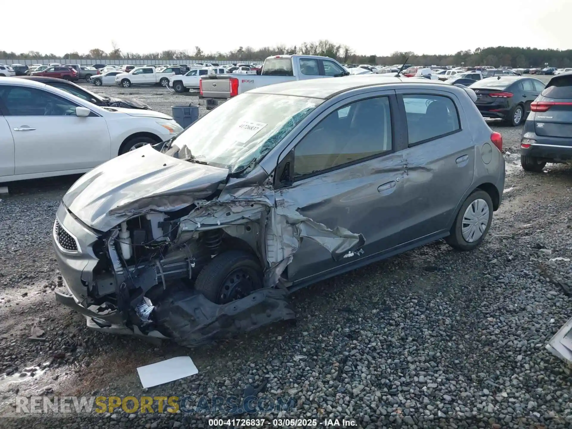 2 Photograph of a damaged car ML32A3HJ9LH002486 MITSUBISHI MIRAGE 2020