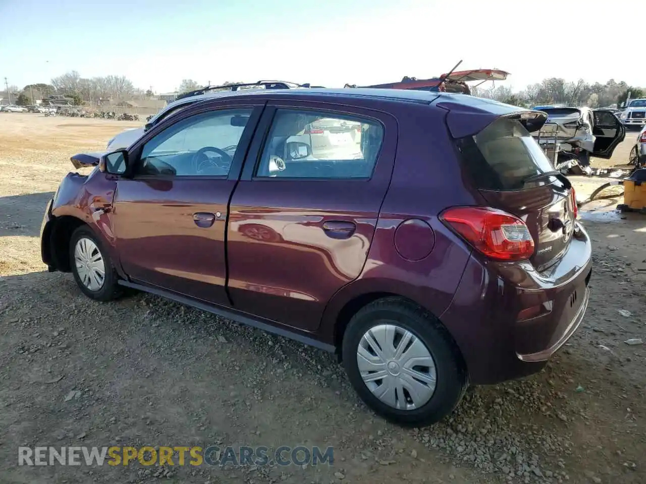 2 Photograph of a damaged car ML32A3HJ9LH005985 MITSUBISHI MIRAGE 2020