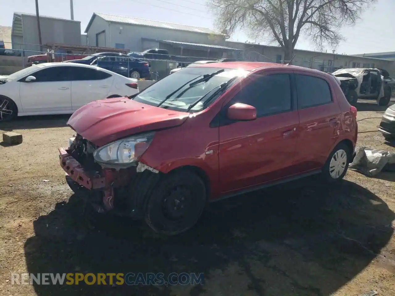 1 Photograph of a damaged car ML32A3HJ9LH007364 MITSUBISHI MIRAGE 2020