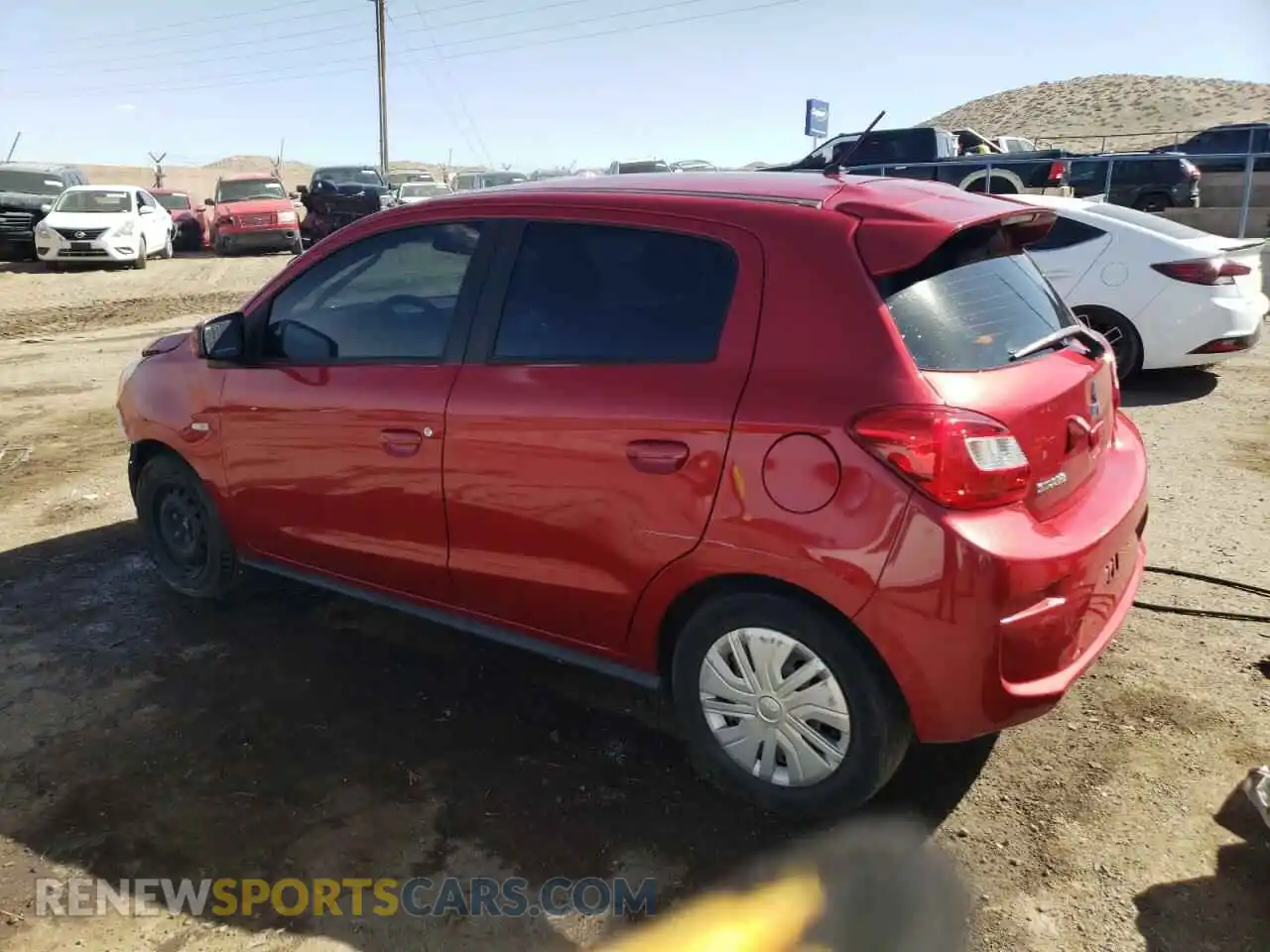 2 Photograph of a damaged car ML32A3HJ9LH007364 MITSUBISHI MIRAGE 2020