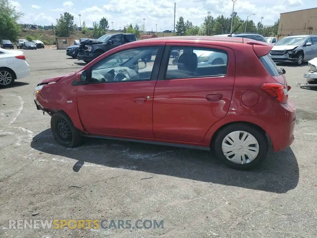 2 Photograph of a damaged car ML32A3HJXLH000407 MITSUBISHI MIRAGE 2020