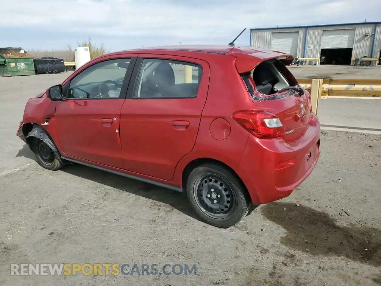 2 Photograph of a damaged car ML32A3HJXLH009754 MITSUBISHI MIRAGE 2020
