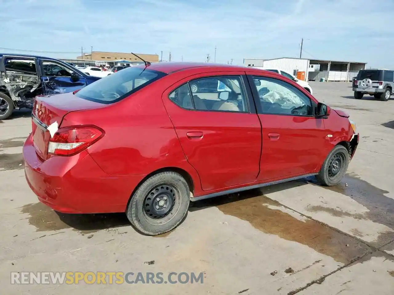 3 Photograph of a damaged car ML32F3FJ0LHF05752 MITSUBISHI MIRAGE 2020