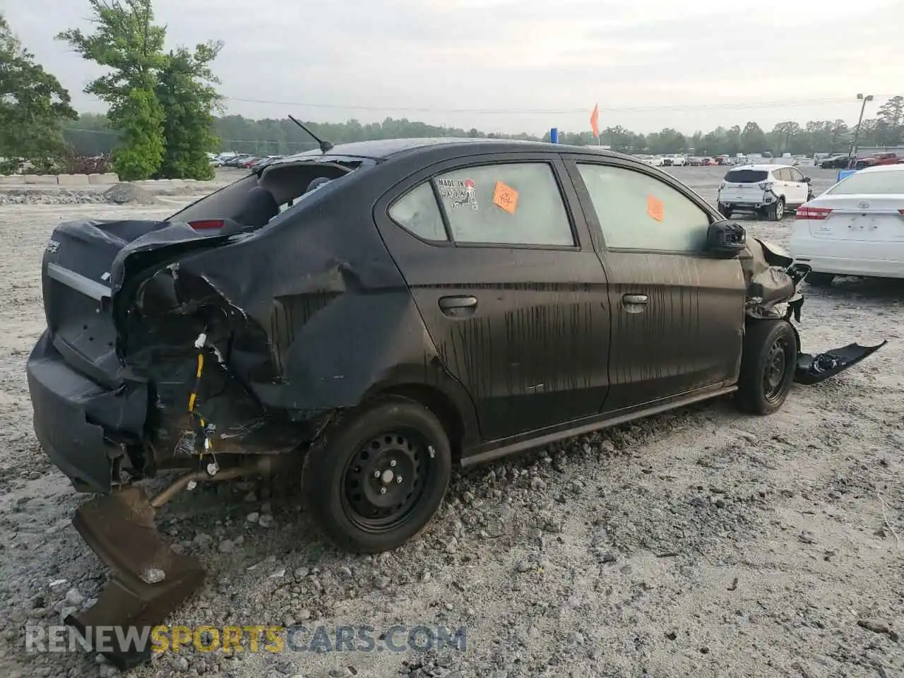 3 Photograph of a damaged car ML32F3FJ0LHF12412 MITSUBISHI MIRAGE 2020