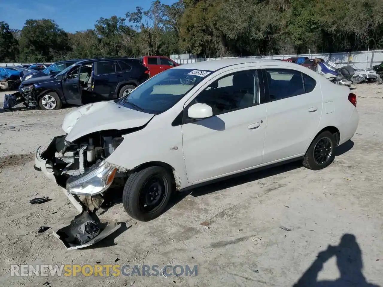 1 Photograph of a damaged car ML32F3FJ1LHF01564 MITSUBISHI MIRAGE 2020