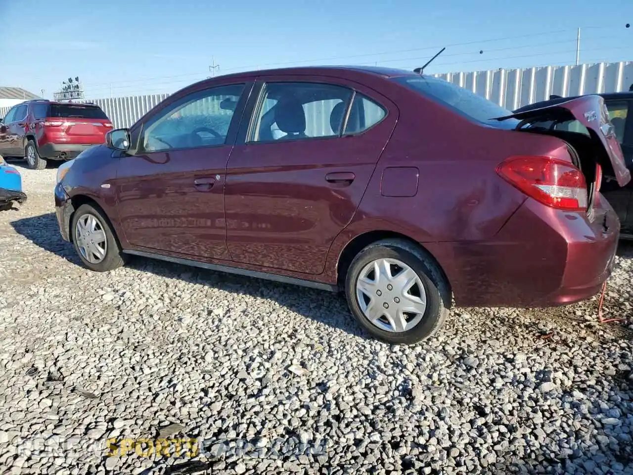 2 Photograph of a damaged car ML32F3FJ1LHF06926 MITSUBISHI MIRAGE 2020