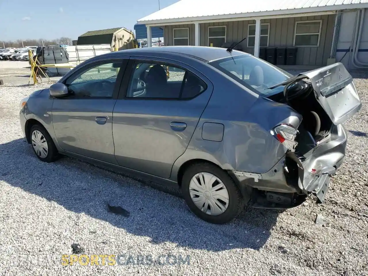 2 Photograph of a damaged car ML32F3FJ2LHF00858 MITSUBISHI MIRAGE 2020