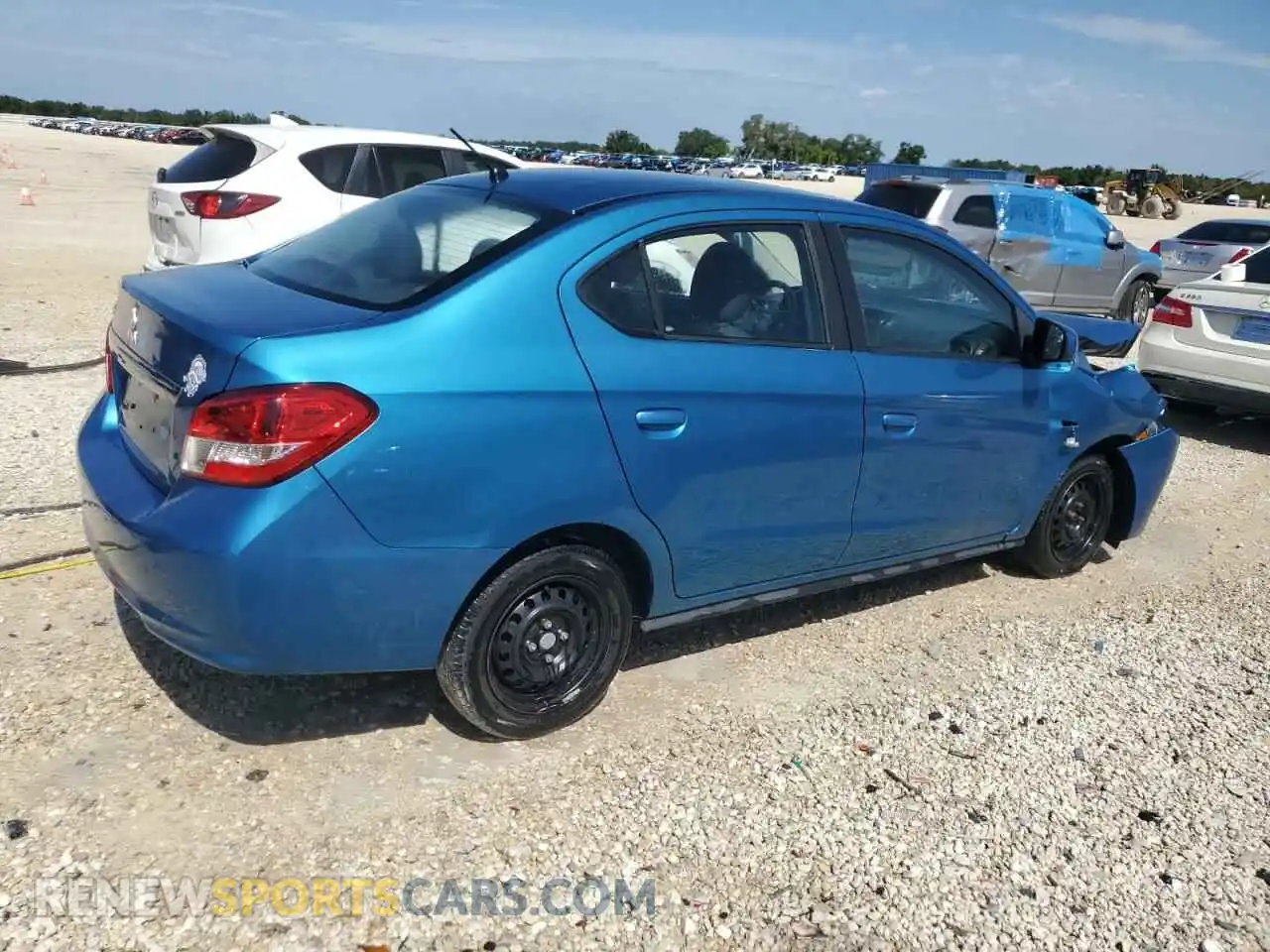3 Photograph of a damaged car ML32F3FJ3LHF12159 MITSUBISHI MIRAGE 2020