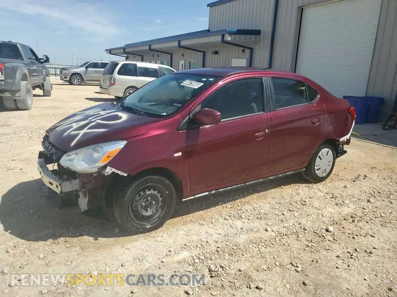 1 Photograph of a damaged car ML32F3FJ3LHF12310 MITSUBISHI MIRAGE 2020
