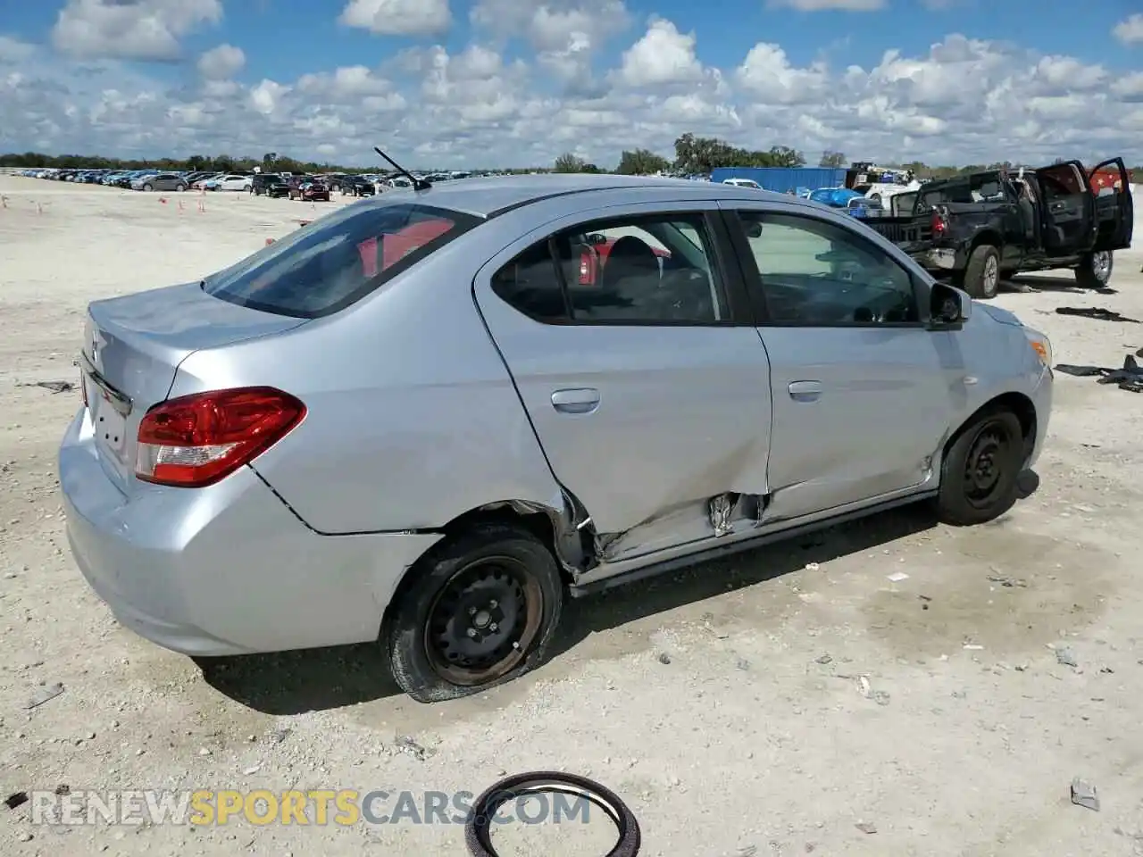 3 Photograph of a damaged car ML32F3FJ3LHF12937 MITSUBISHI MIRAGE 2020