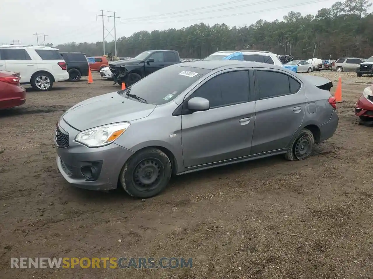 1 Photograph of a damaged car ML32F3FJ4LHF07794 MITSUBISHI MIRAGE 2020
