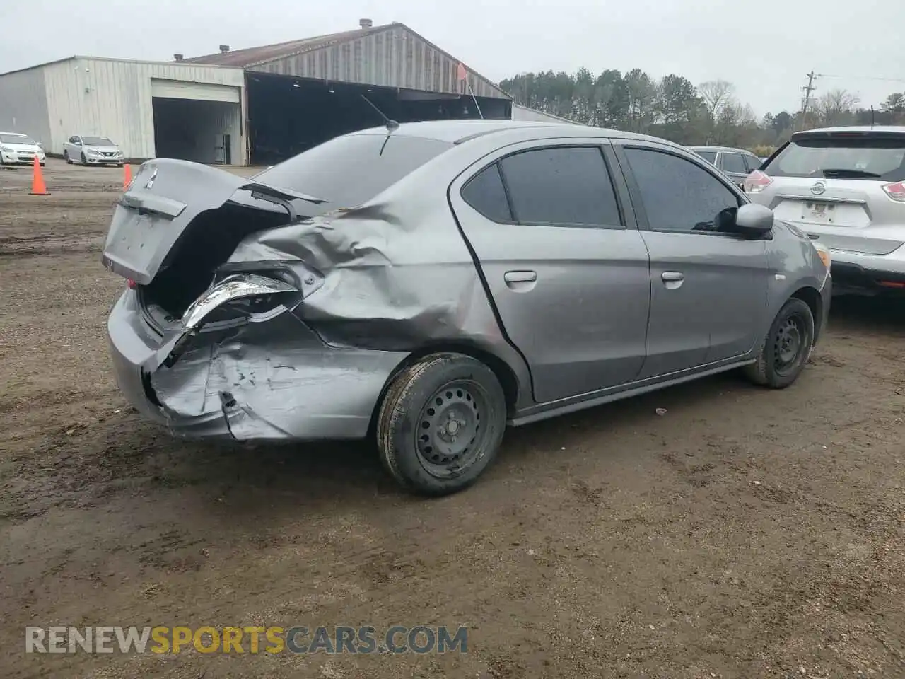 3 Photograph of a damaged car ML32F3FJ4LHF07794 MITSUBISHI MIRAGE 2020