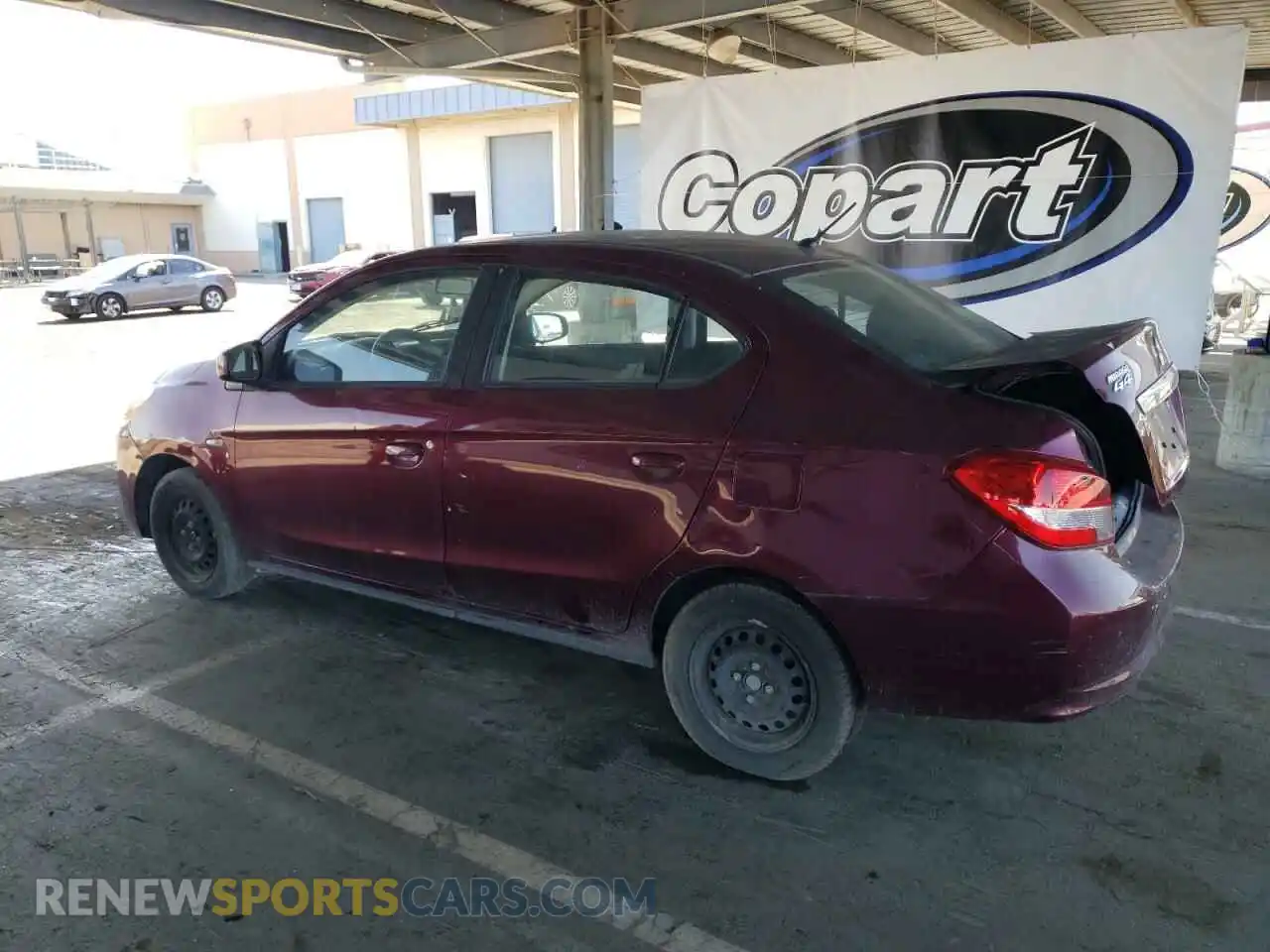 2 Photograph of a damaged car ML32F3FJ4LHF12624 MITSUBISHI MIRAGE 2020