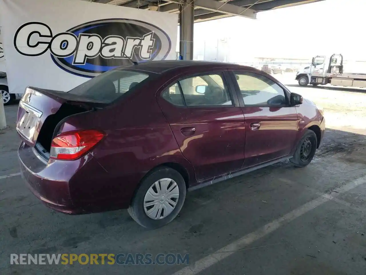 3 Photograph of a damaged car ML32F3FJ4LHF12624 MITSUBISHI MIRAGE 2020