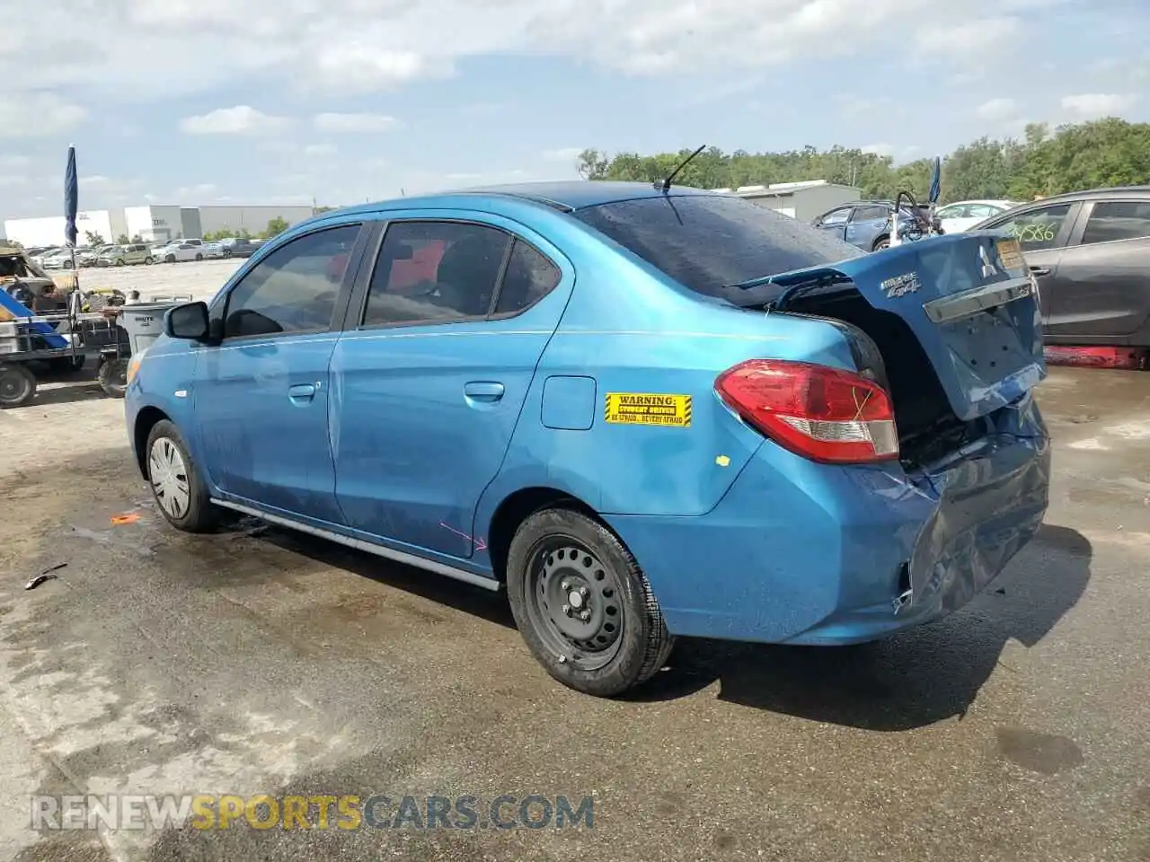 2 Photograph of a damaged car ML32F3FJ5LHF04760 MITSUBISHI MIRAGE 2020