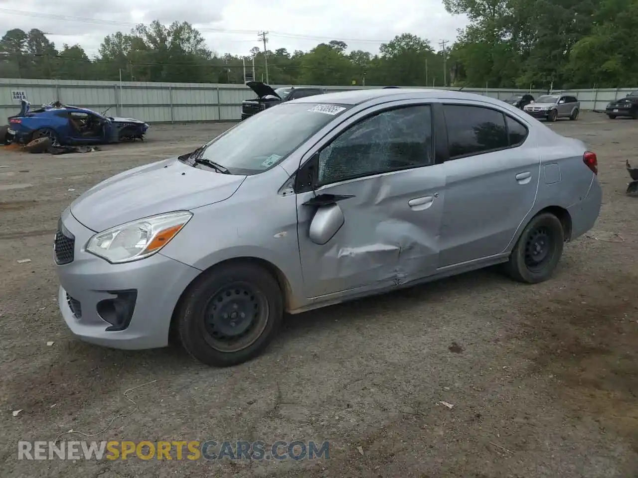 1 Photograph of a damaged car ML32F3FJ5LHF07139 MITSUBISHI MIRAGE 2020