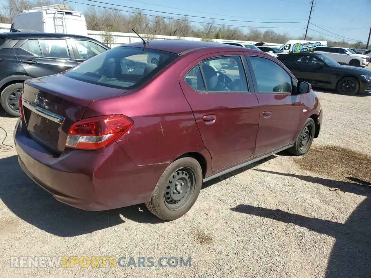 3 Photograph of a damaged car ML32F3FJ5LHF10509 MITSUBISHI MIRAGE 2020