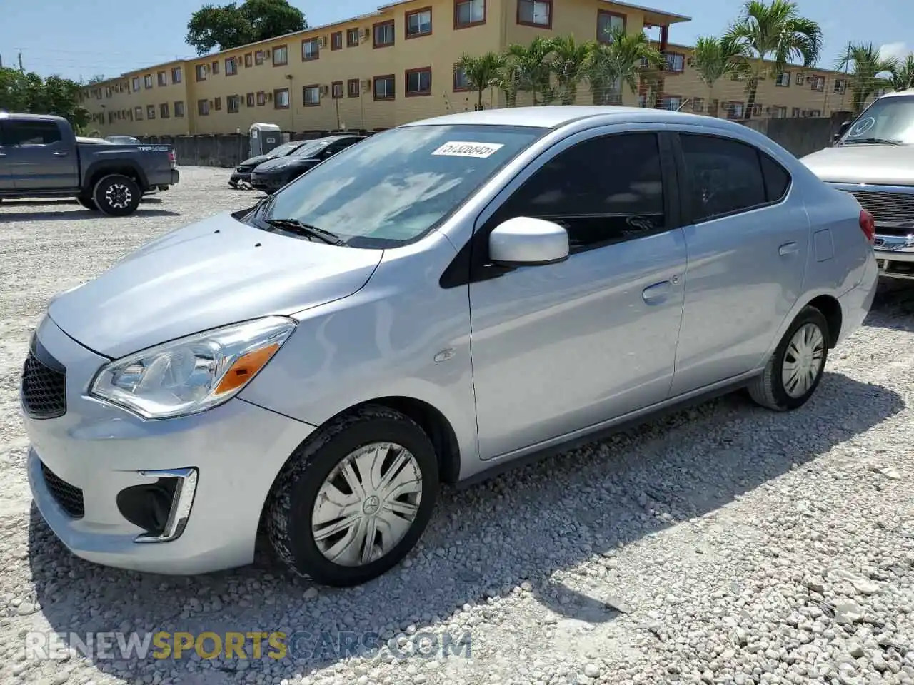 1 Photograph of a damaged car ML32F3FJ5LHF11336 MITSUBISHI MIRAGE 2020