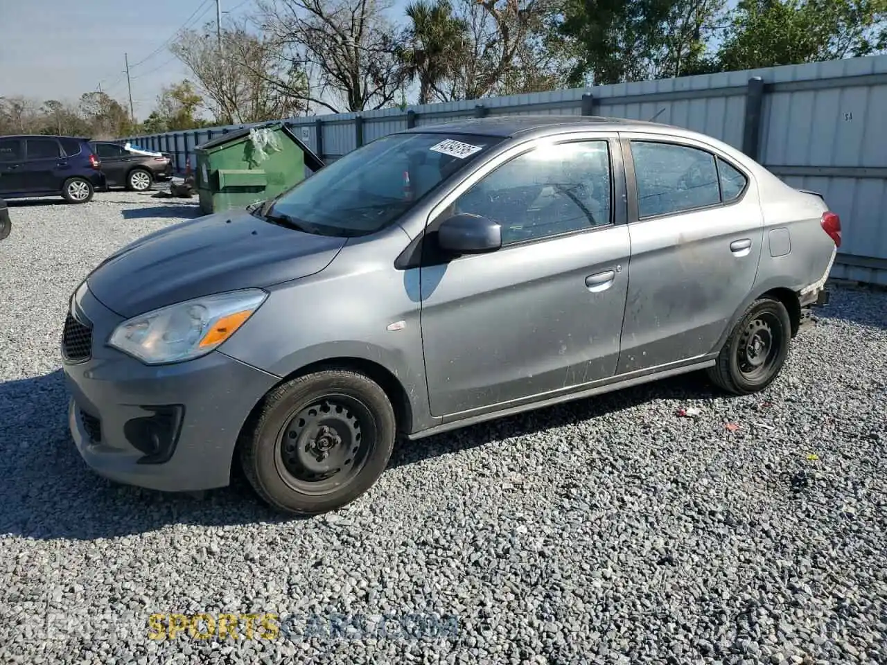 1 Photograph of a damaged car ML32F3FJ7LHF10754 MITSUBISHI MIRAGE 2020