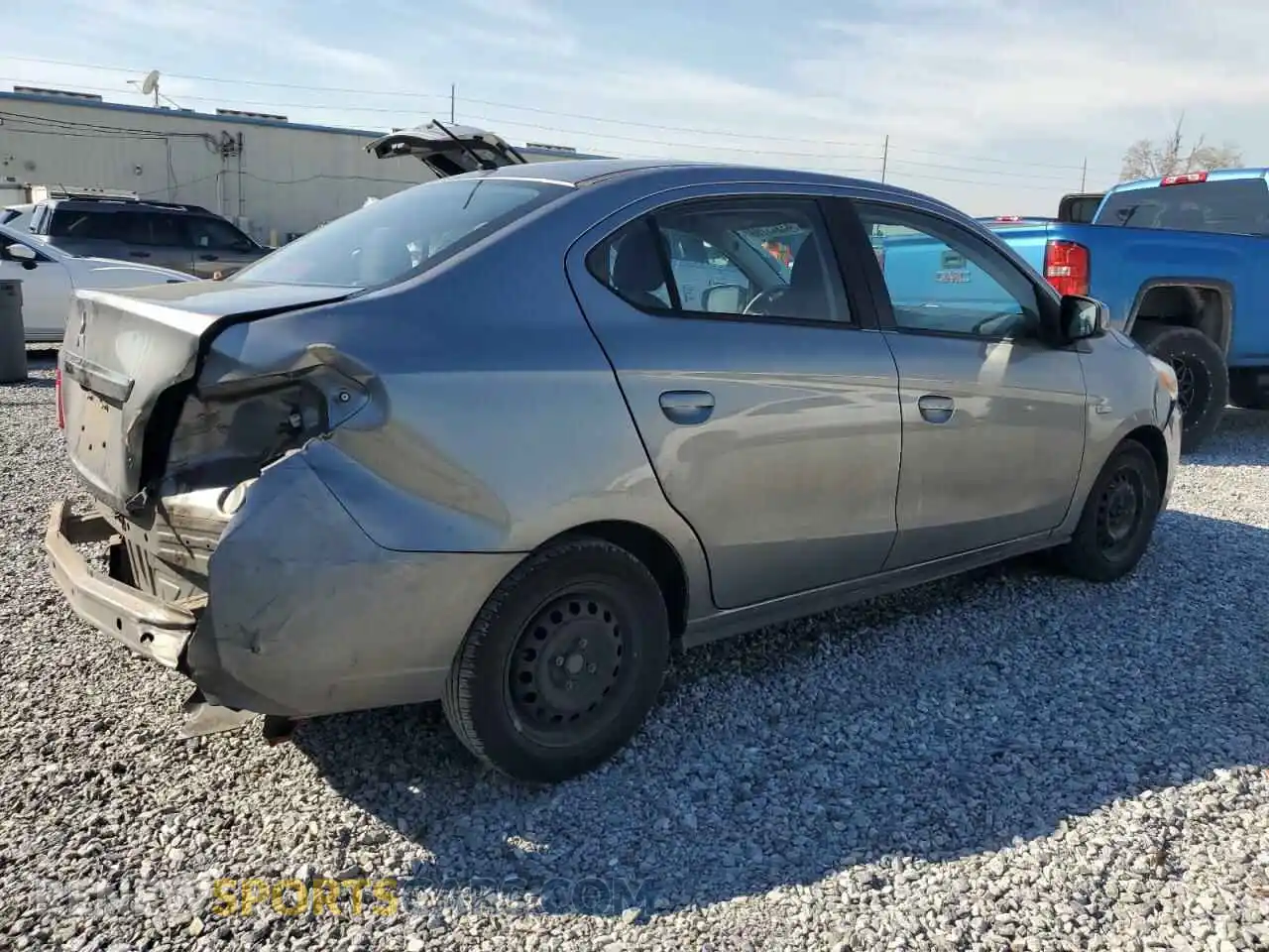 3 Photograph of a damaged car ML32F3FJ7LHF10754 MITSUBISHI MIRAGE 2020