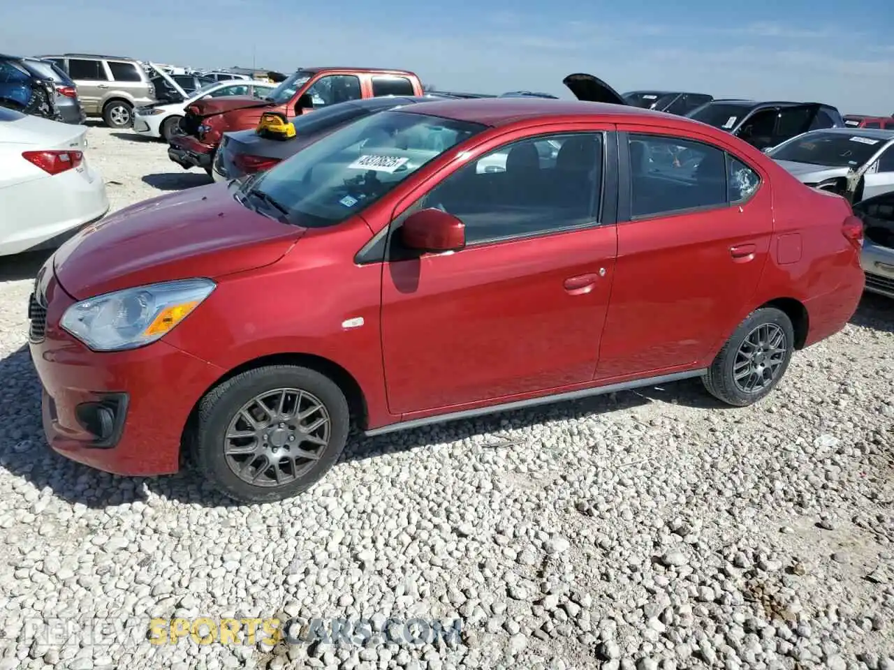 1 Photograph of a damaged car ML32F3FJ9LHF10089 MITSUBISHI MIRAGE 2020