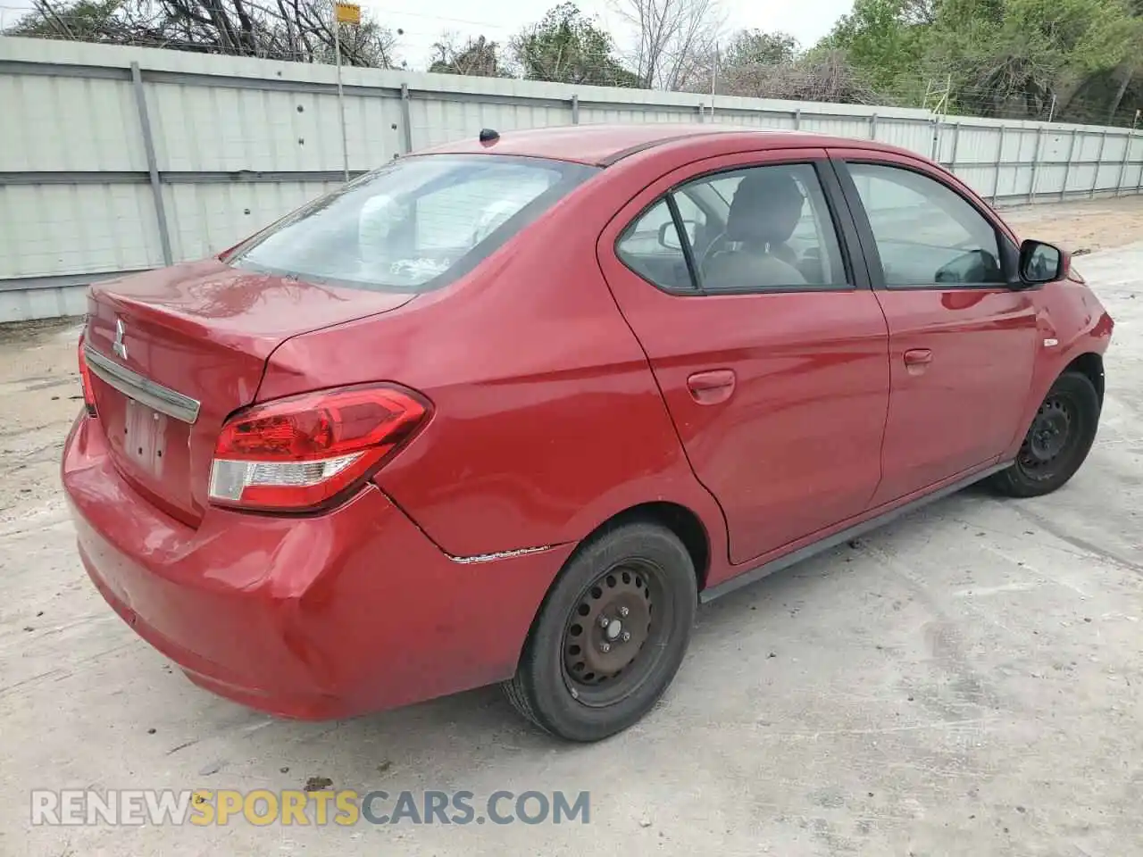 3 Photograph of a damaged car ML32F3FJXLHF04172 MITSUBISHI MIRAGE 2020