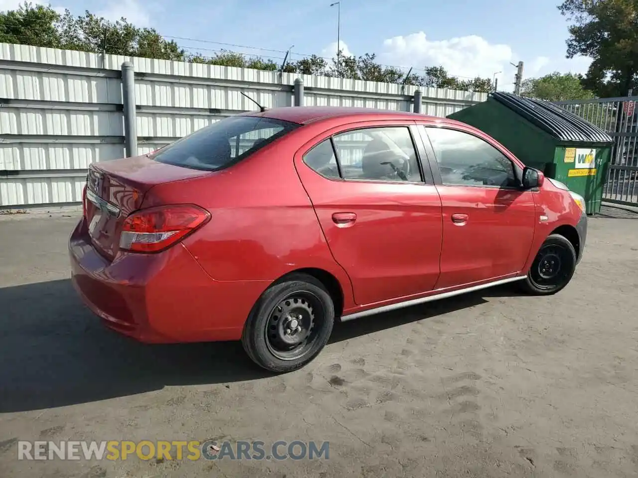 3 Photograph of a damaged car ML32F3FJXLHF06875 MITSUBISHI MIRAGE 2020