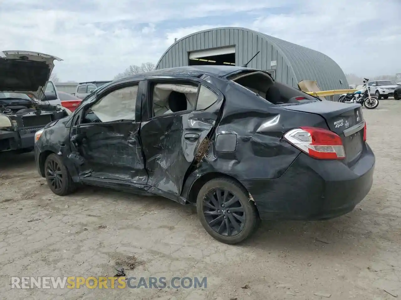 2 Photograph of a damaged car ML32F4FJ0LHF11945 MITSUBISHI MIRAGE 2020