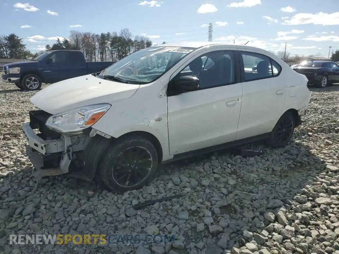 1 Photograph of a damaged car ML32F4FJ1LHF04440 MITSUBISHI MIRAGE 2020