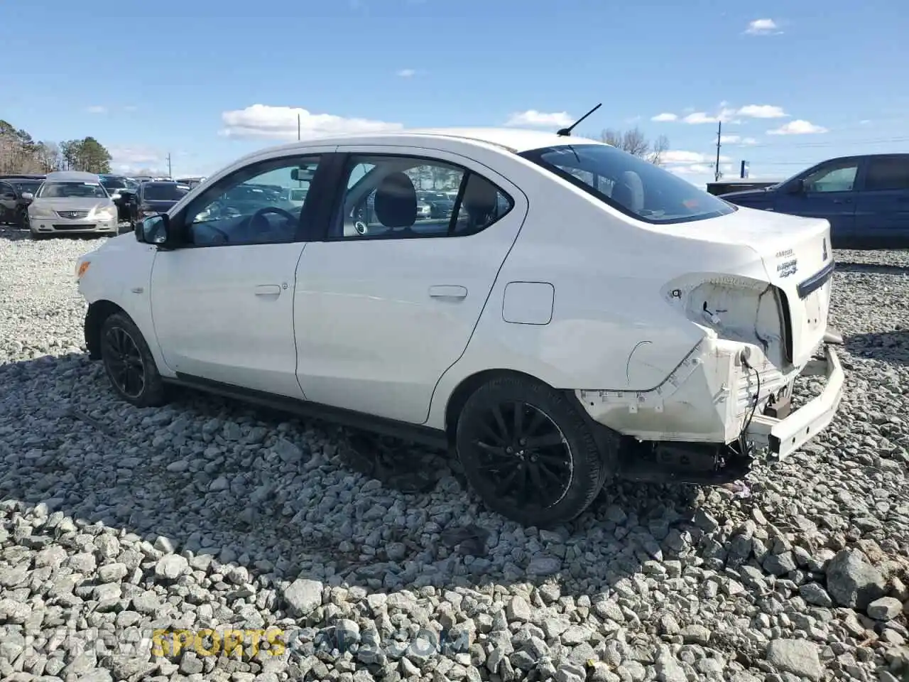2 Photograph of a damaged car ML32F4FJ1LHF04440 MITSUBISHI MIRAGE 2020