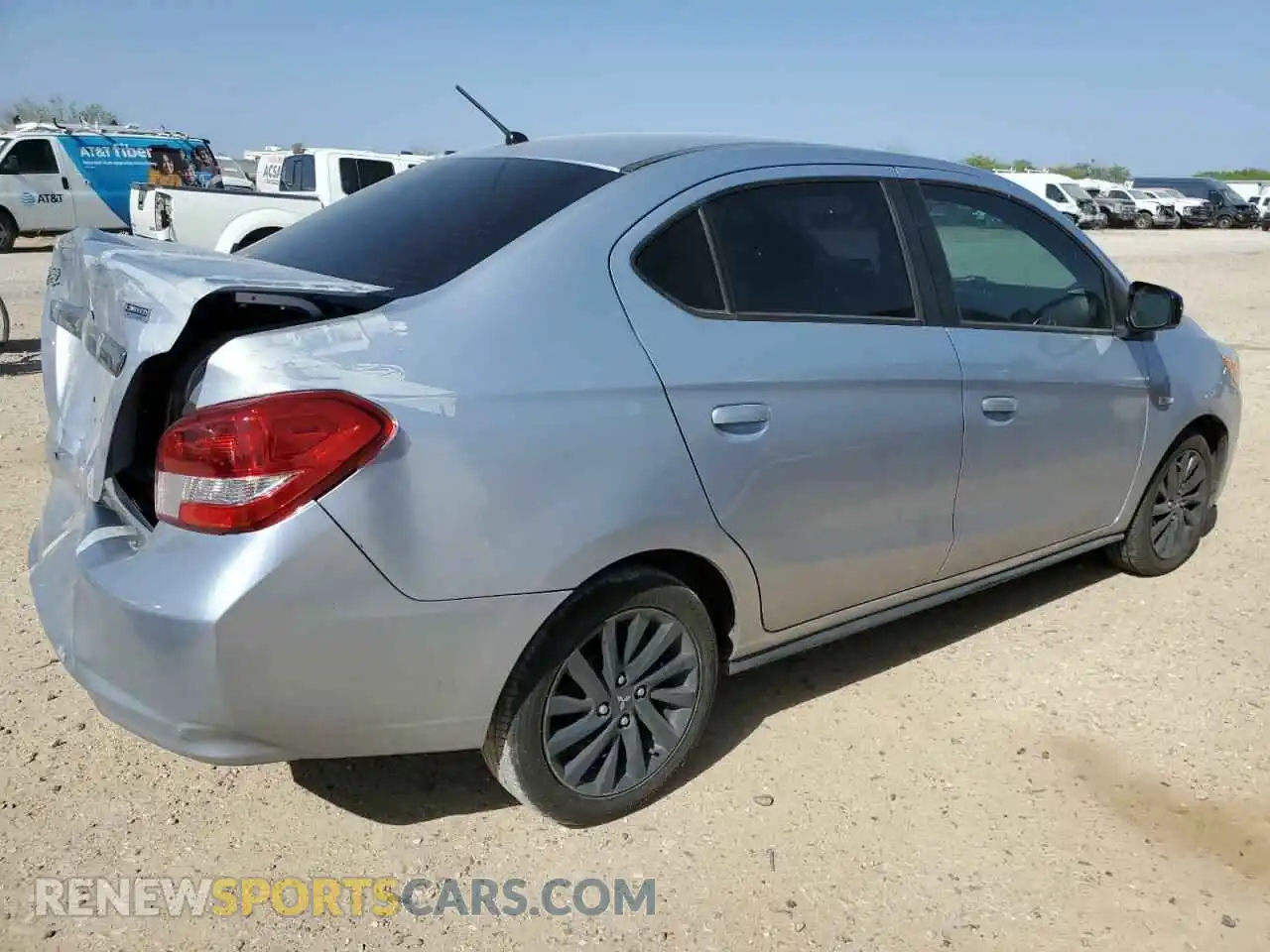 3 Photograph of a damaged car ML32F4FJ6LHF09326 MITSUBISHI MIRAGE 2020