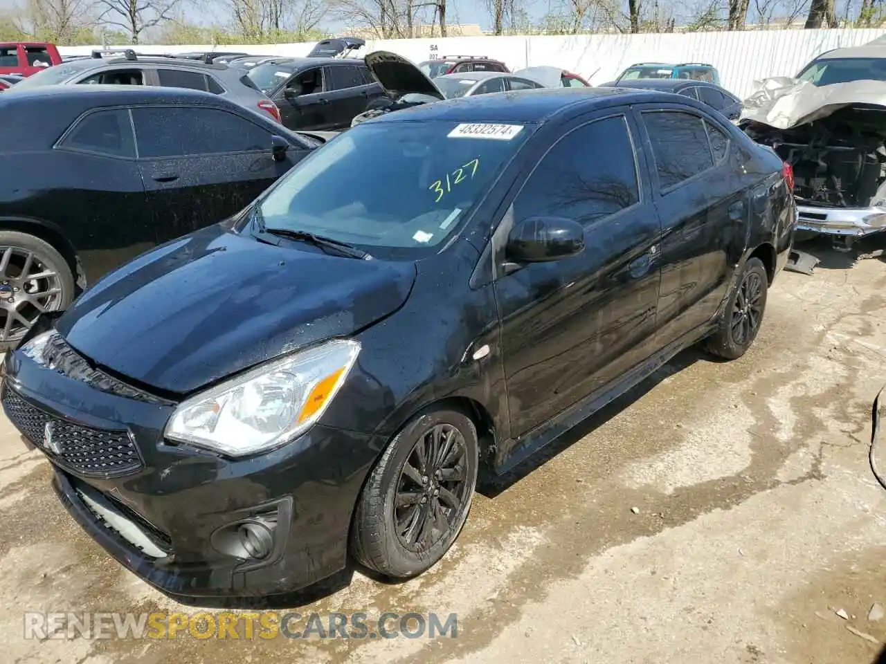 1 Photograph of a damaged car ML32F4FJ8LHF01597 MITSUBISHI MIRAGE 2020