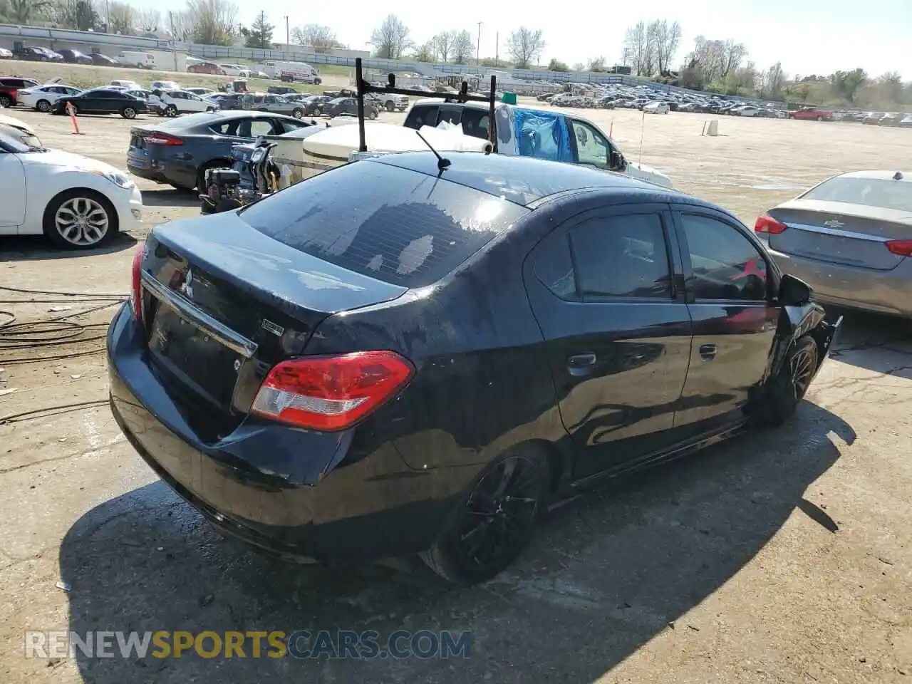 3 Photograph of a damaged car ML32F4FJ8LHF01597 MITSUBISHI MIRAGE 2020